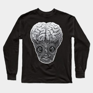 The Metaluna Mutant (Black & White Version) Long Sleeve T-Shirt